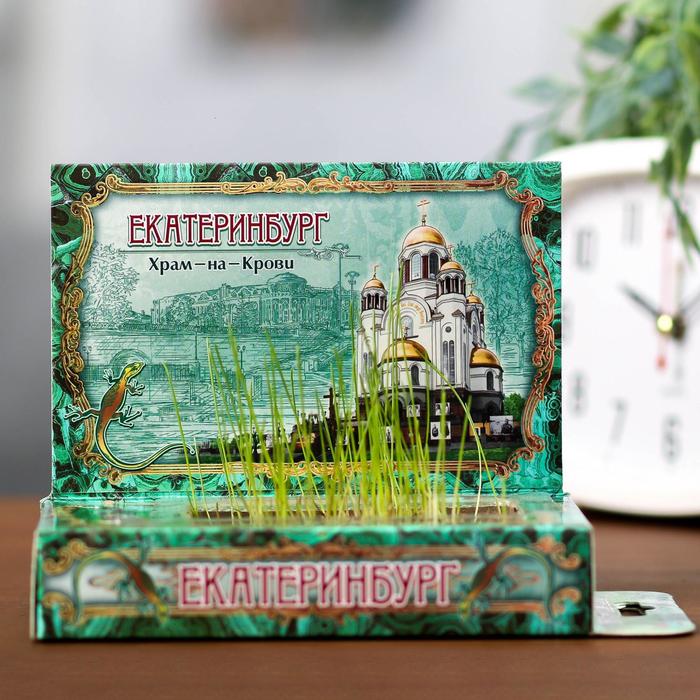 Растущая травка в открытке «Екатеринбург»