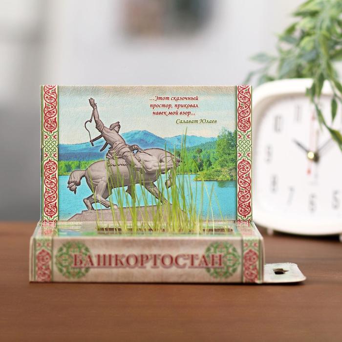 Растущая травка в открытке «Башкортостан»