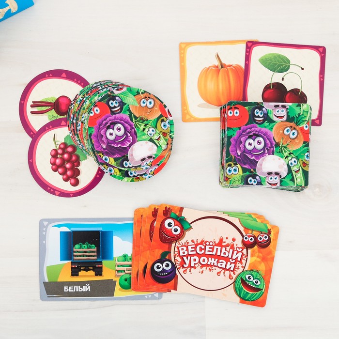 Настольная игра мемори "Веселый урожай"
