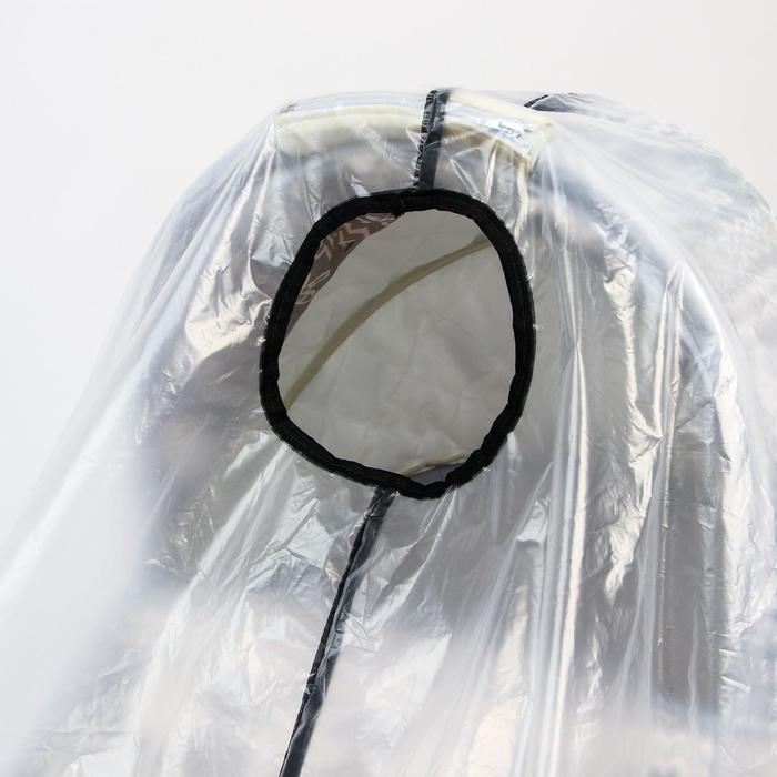 Дождевик на коляску-люльку из прозрачной плёнки