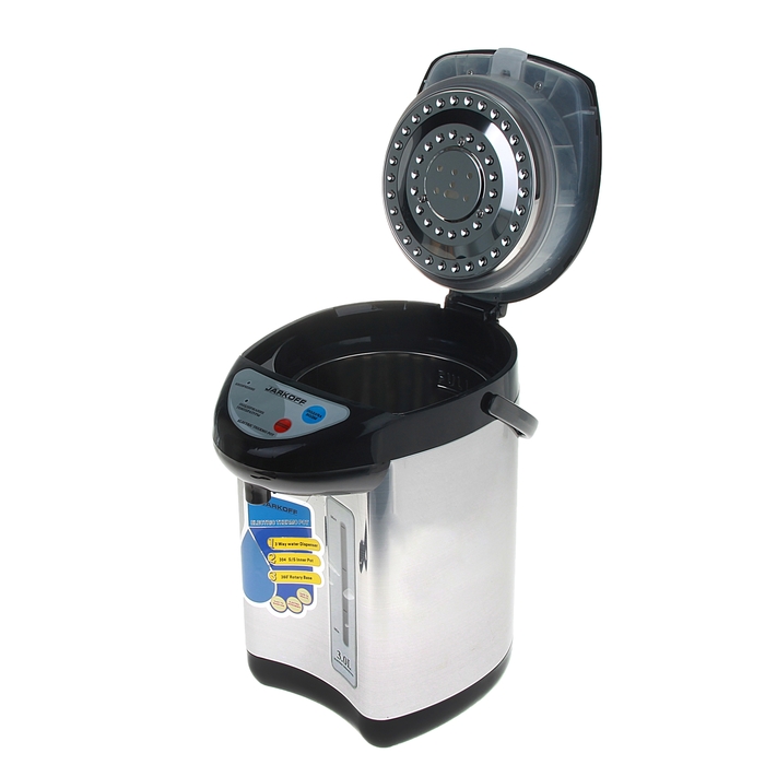 Термопот Jarkoff JK-430S, 750 Вт, 3л, нержавеющая сталь