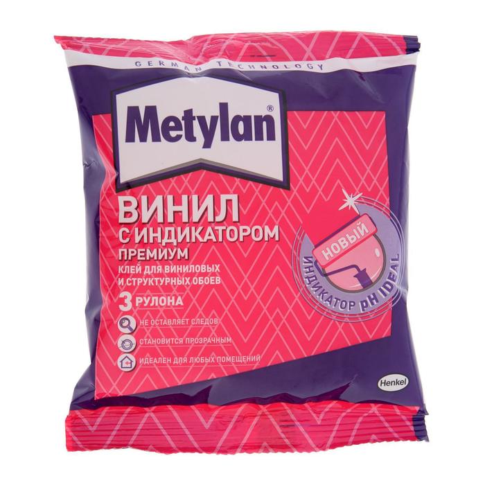 Клей Metylan Премиум, виниловый, 100 г клей metylan флизелин экстра комфорт 200 г