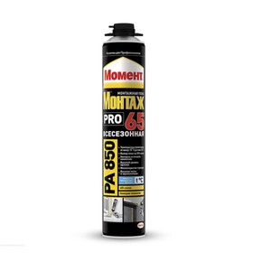 

Пена монтажная "Момент" PRO 65, профессиональная, 850 мл