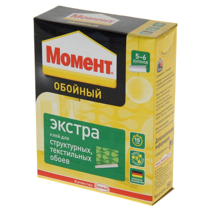 Клей "Момент" экстра, обойный, 250 г