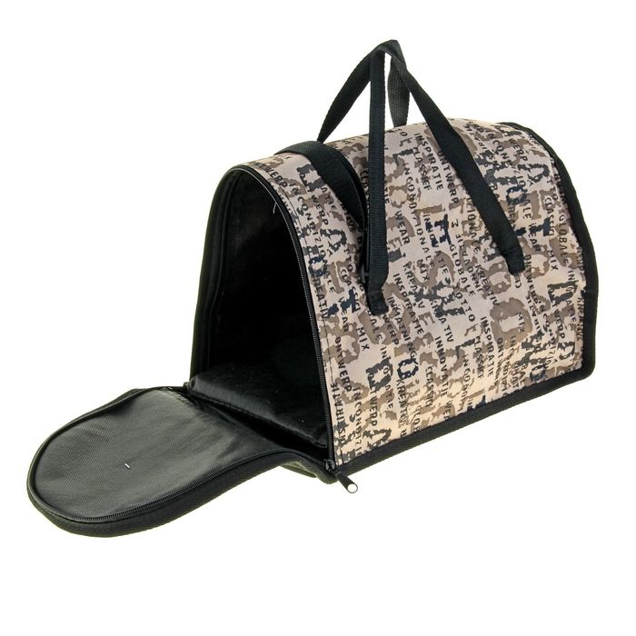 Сумка-переноска для котят 32х20,5х22, микс цветов