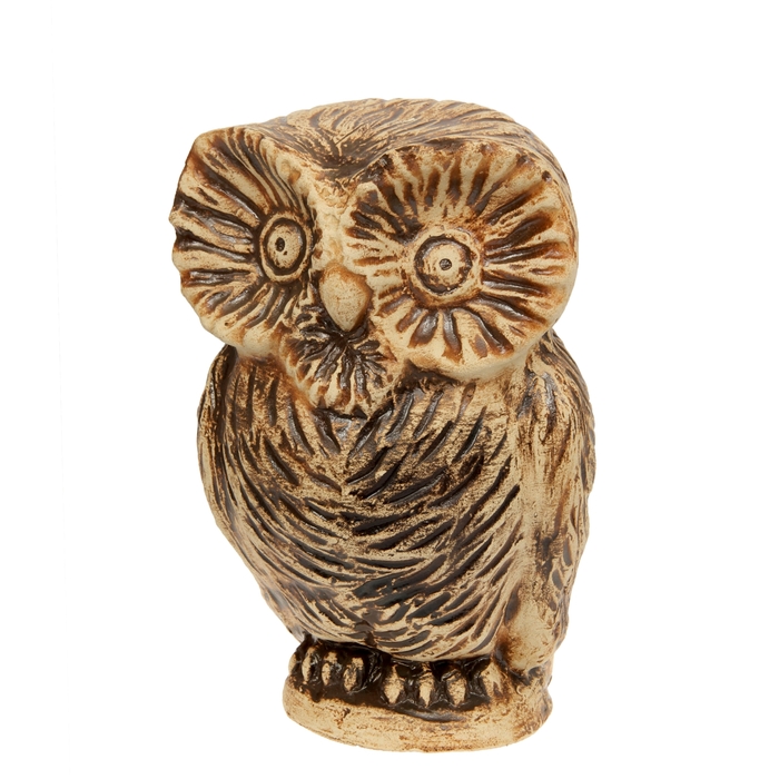 Садовая фигура "Сова" большая, шамот