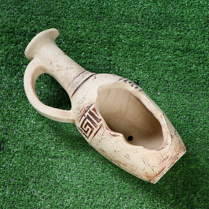 Садовая фигура "Грек" амфора, шамот