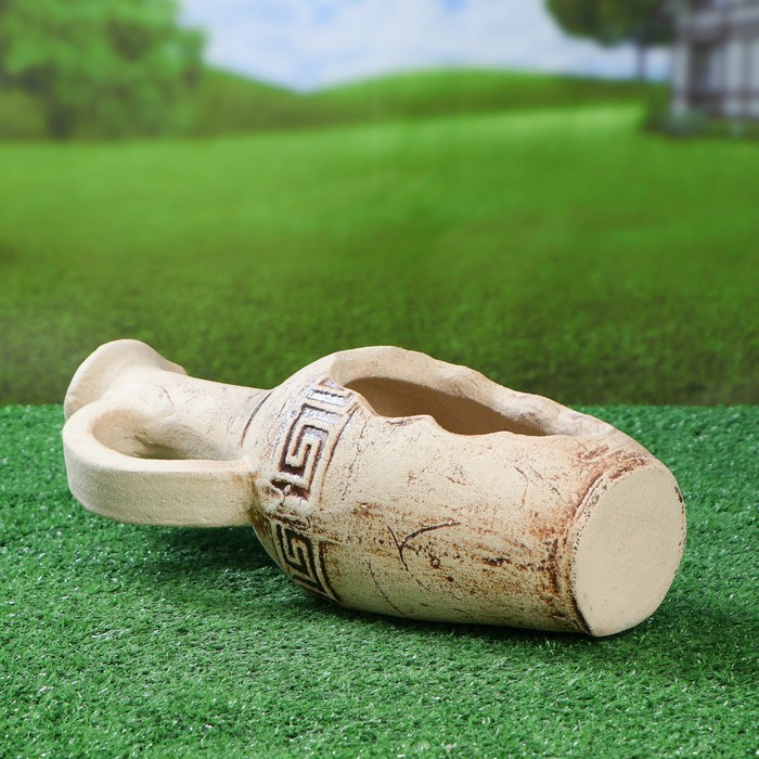 Садовая фигура "Грек" амфора, шамот