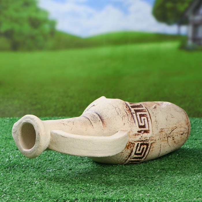 Садовая фигура "Грек" амфора, шамот