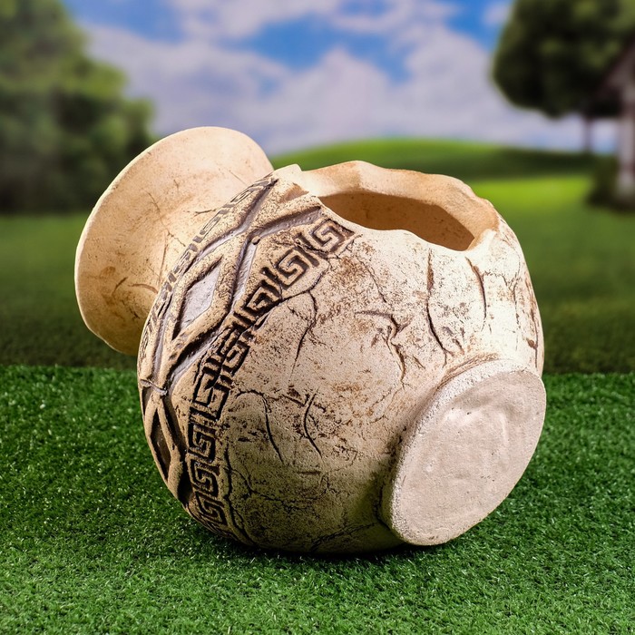 Садовая фигура "Стелла" большая, амфора, шамот