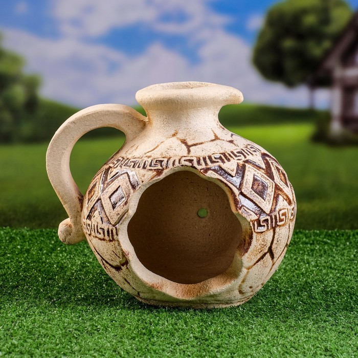 Садовая фигура "Перс" амфора, шамот