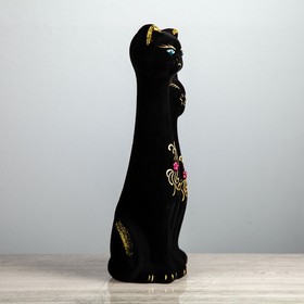 

Копилка "Кошка и кот", флок, чёрная, 32 см, микс