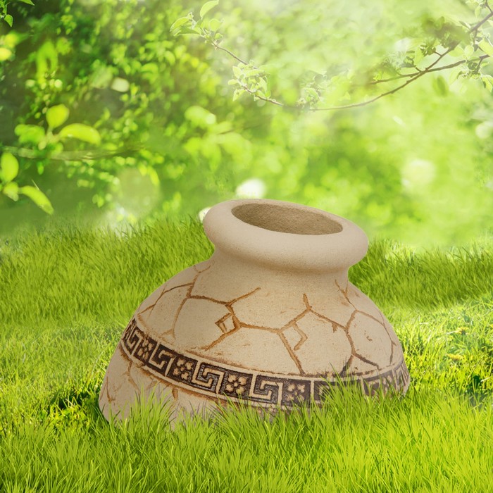 Садовая фигура ''Агат" наклонная, шамот