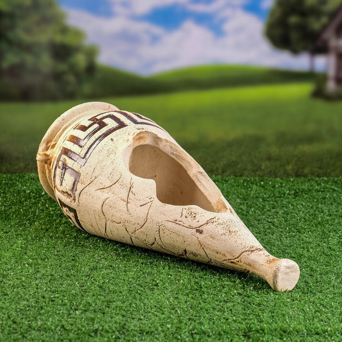 Садовая фигура "Каисса" малая, амфора, шамот