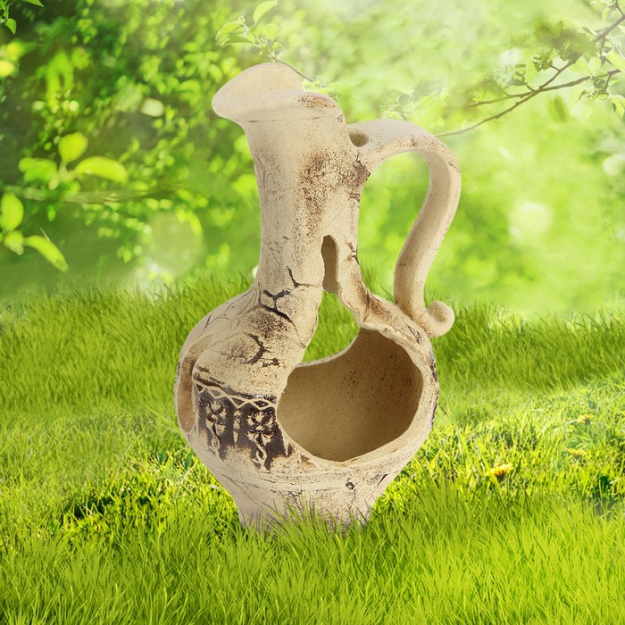 Садовая фигура "Дофин" амфора, шамот