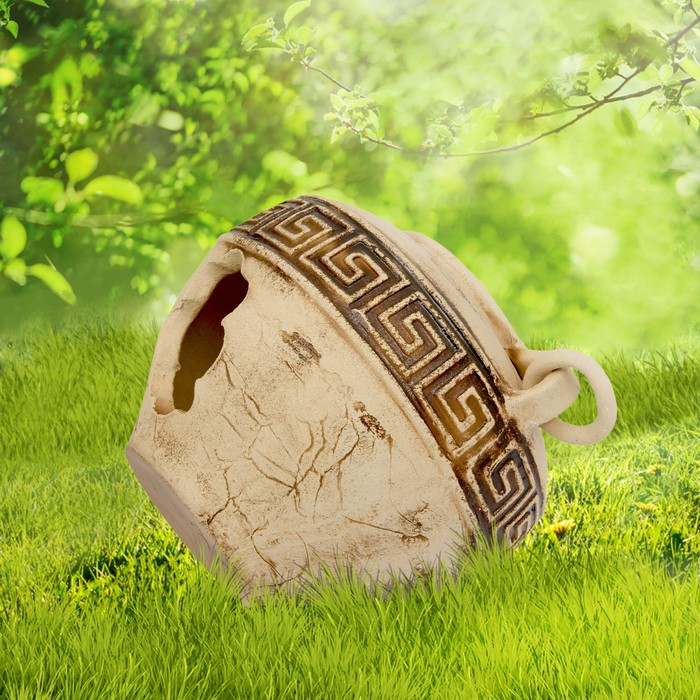 Садовая фигура "Фора" амфора, шамот