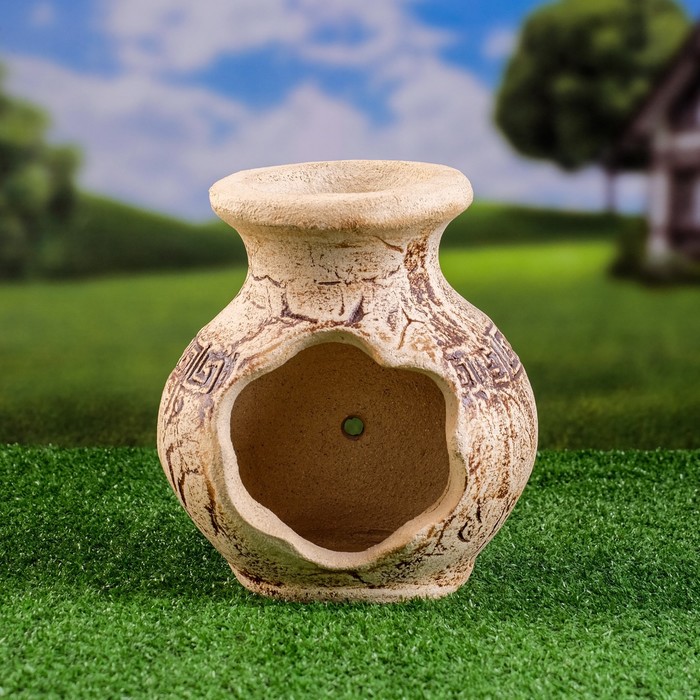 Садовая фигура "Стелла" малая, амфора, шамот