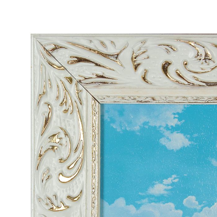 Картина "Парусник около берега" рама микс