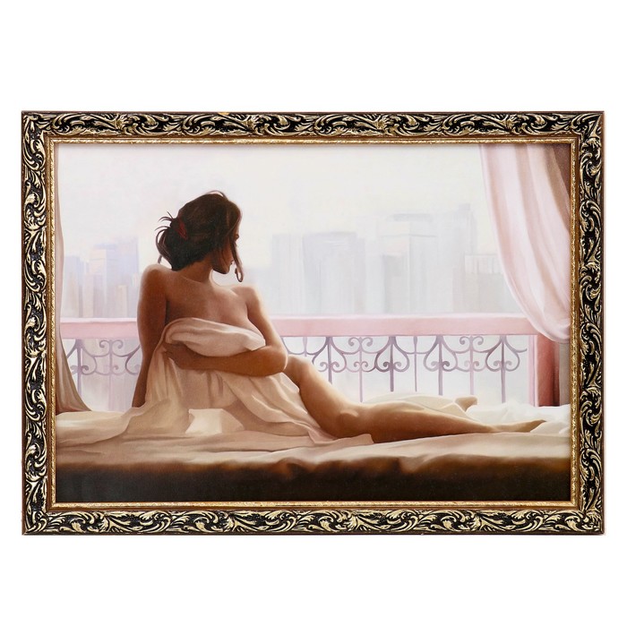 Картина "Пробуждение" рама микс