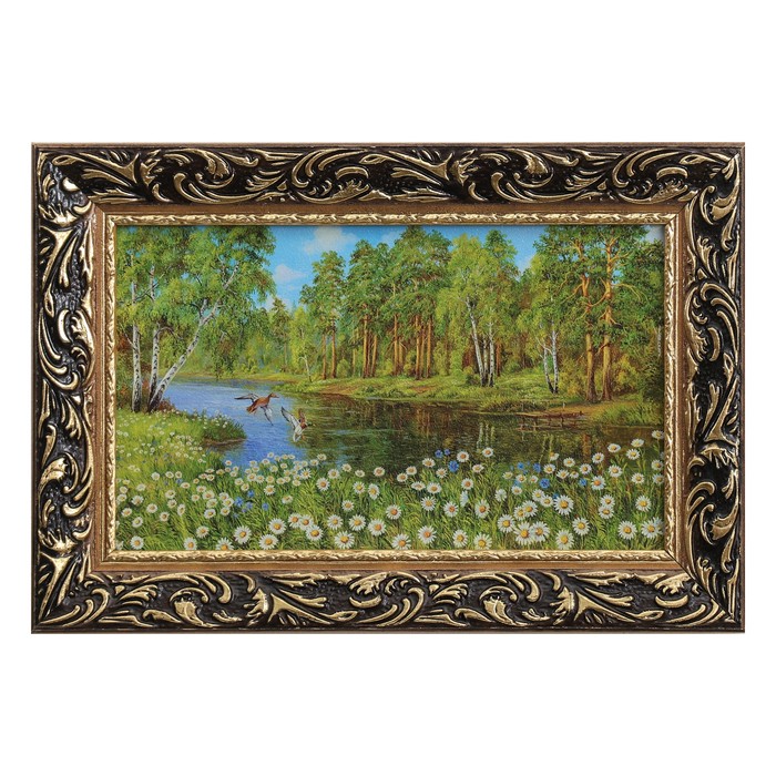 Картина "Полянка ромашек"