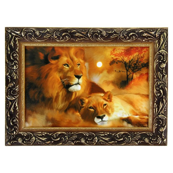 Картина "Львы"