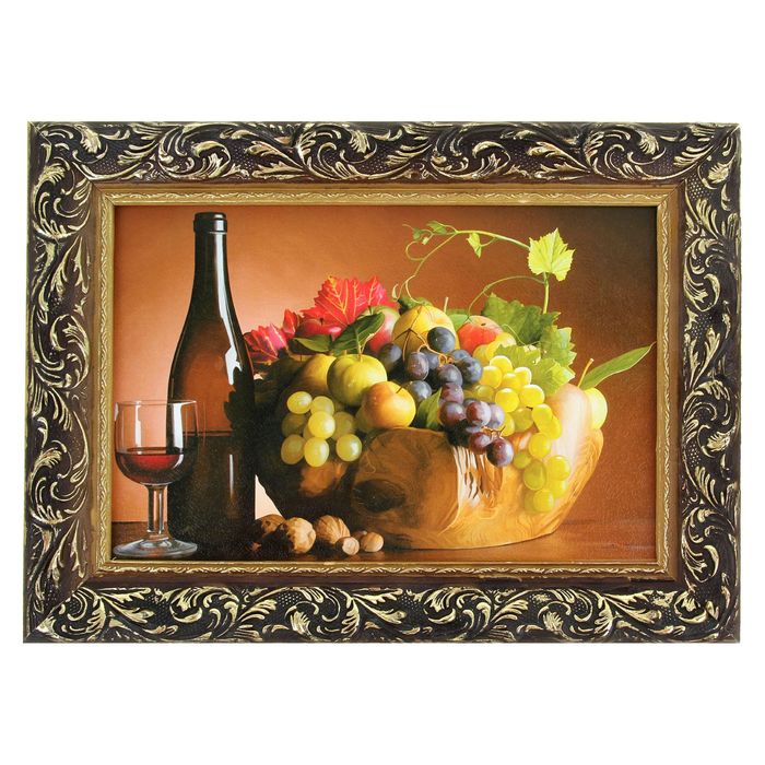 Картина "Натюрморт с бокалом"