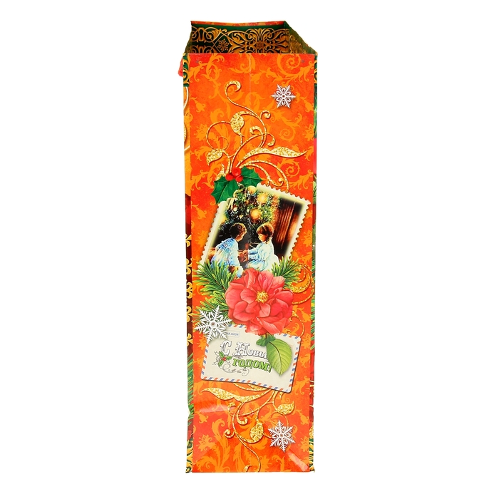 Пакет ламинированный вертикальный «Новогодние игрушки», 18 × 23 см