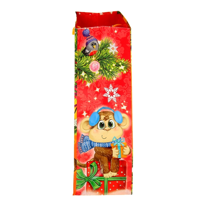 Пакет ламинированный вертикальный «Веселые обезьянки», 23 × 27 см