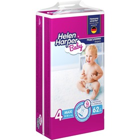 

Детские подгузники Helen Harper Baby Maxi (7-14 кг), 62 шт.