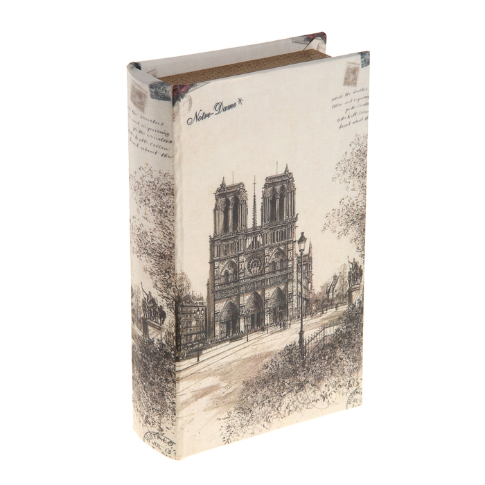 Шкатулка-книга "Собор в Париже"