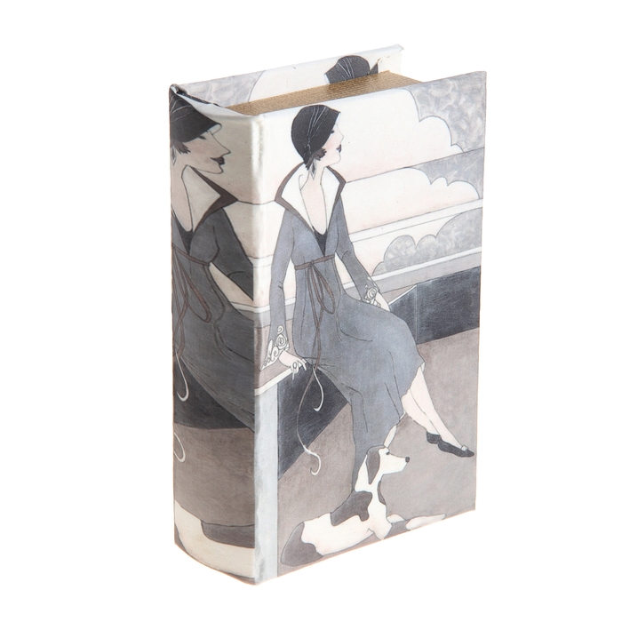 Сейф-книга "Девушка с собакой"