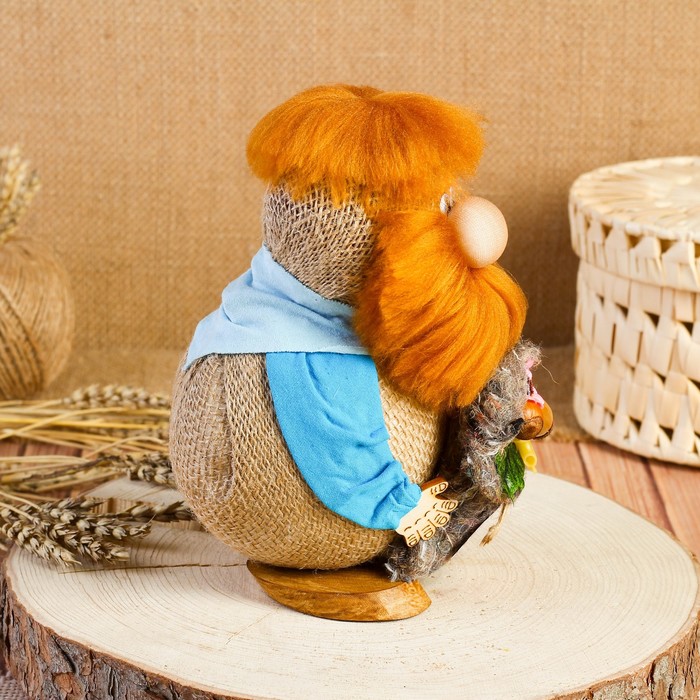 Оберег Домовой Николаша"С мешком к богатству"21см 10254/5