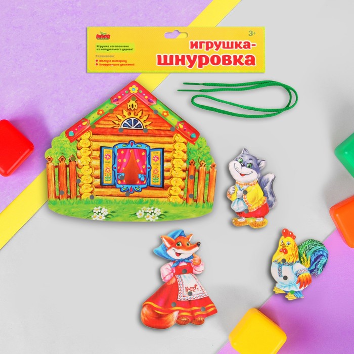 Шнуровка фигурная "Сказочный терем-теремок"
