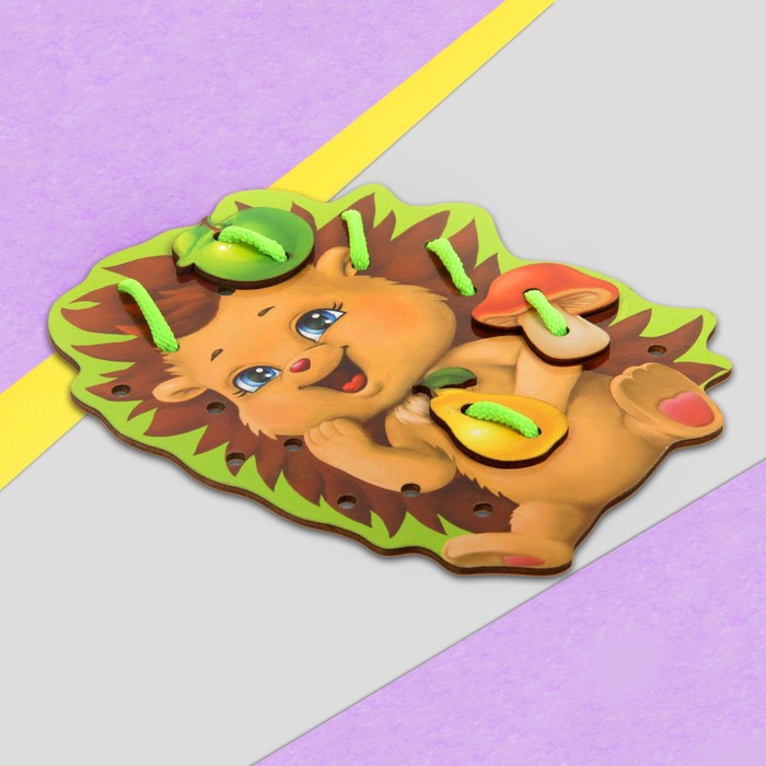 Шнуровка фигурная "Ёжик"