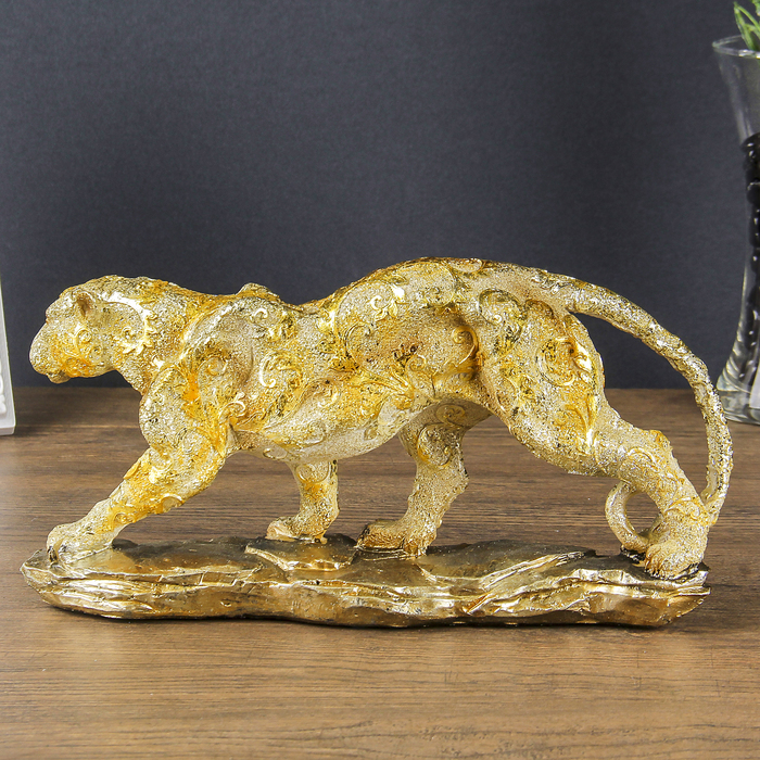 Сувенир "Пантера золотистая"