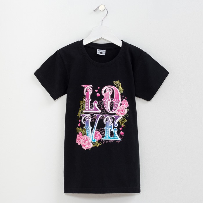 Футболка детская Collorista "Love", рост 158-164 см (40), 13-14 лет