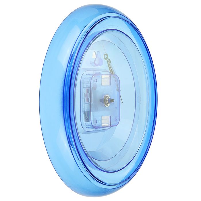 Часы-конструктор под нанесение, круглые, голубые