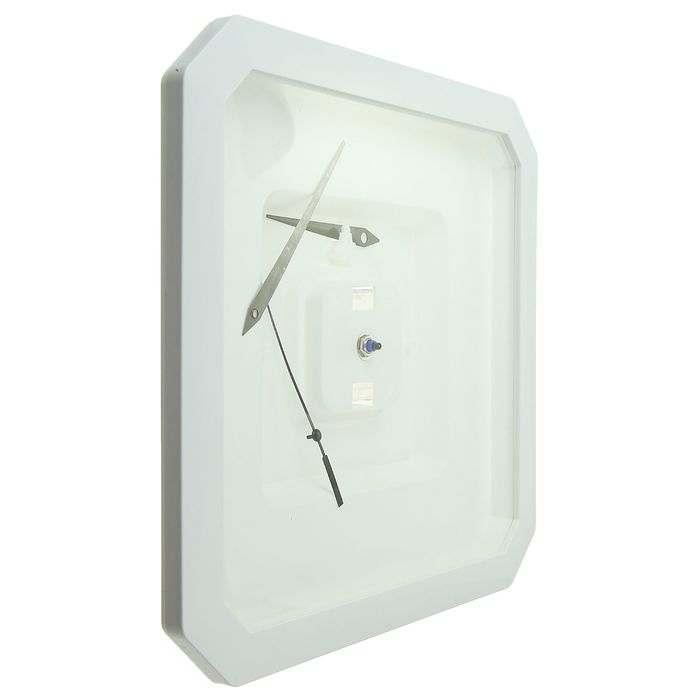 Часы-конструктор под нанесение, квадратные, белые