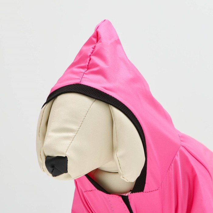 Комбинезон для собак, М (дс - 25 см, ог - 34 см), розовый