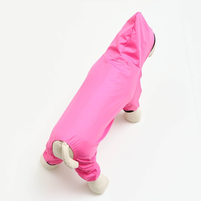 Комбинезон для собак, М (дс - 25 см, ог - 34 см), розовый