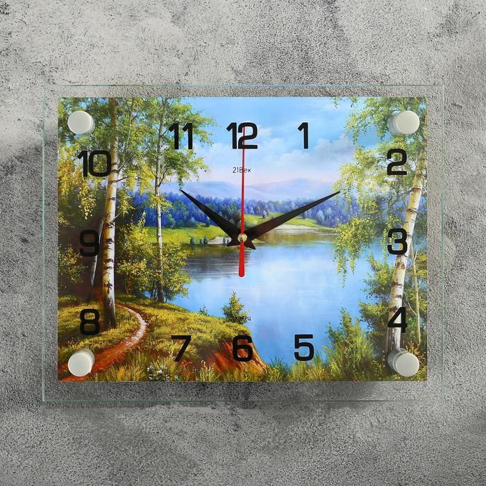 Часы настенные, серия Природа, Природа, плавный ход, 20 х 26 см
