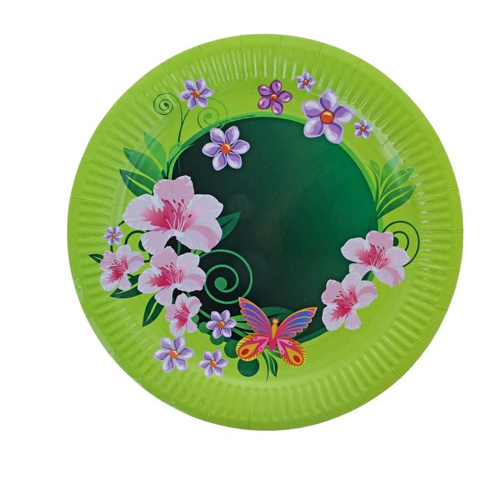 Тарелка с ламинацией "Летний день", 23 см