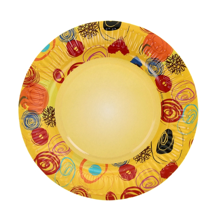 Тарелка с ламинацией "Романтика", 18 см