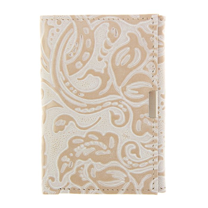 Кошелёк женский раскладной, 2 отдела для купюр, для кредитных карт, цвет бежевый