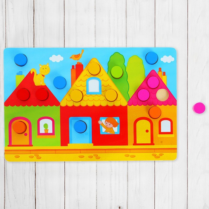 Рамка - вкладыш "Подбери цвета. Лето", 15 элементов