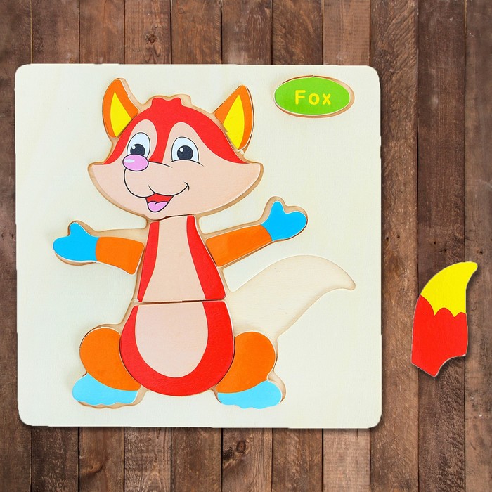 Пазл - малыш "Лисичка", 10 элементов