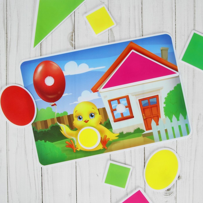 Игра-конструктор на липучках "Геометрия"