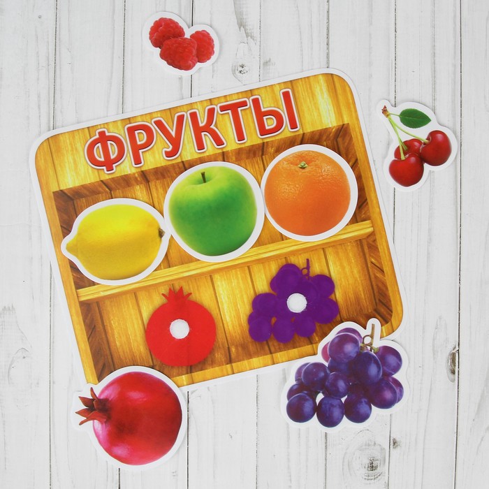 Игра-конструктор на липучках "Фруктовая фантазия"