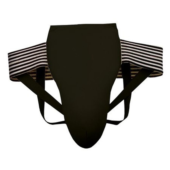 Защита паха, размер L, цвет черный