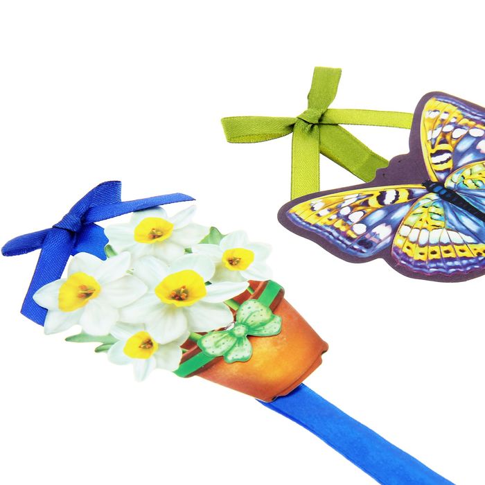 Ароматизированная интерьерная подвеска на ленте "Цветы"